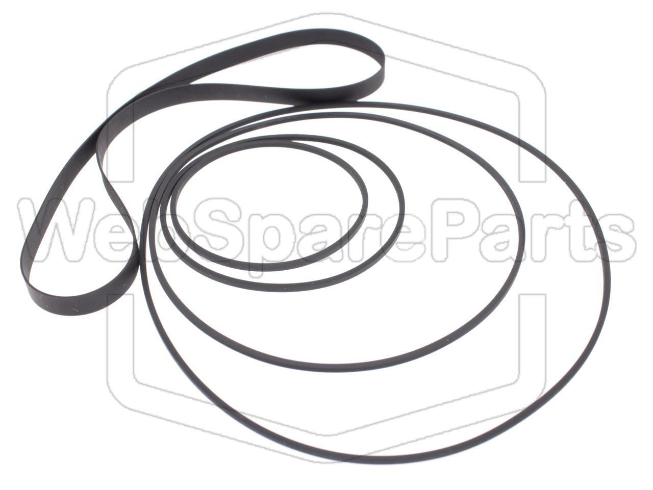 Riemen-Set Für Cassettendeck-KassettenDeck Pioneer CT-3000M