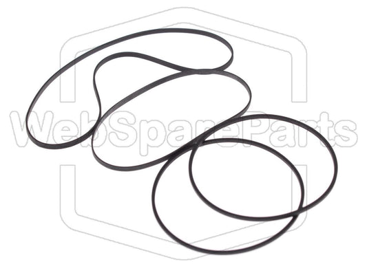 Riemen-Set Für Cassettendeck-KassettenDeck Panasonic RX-DT401