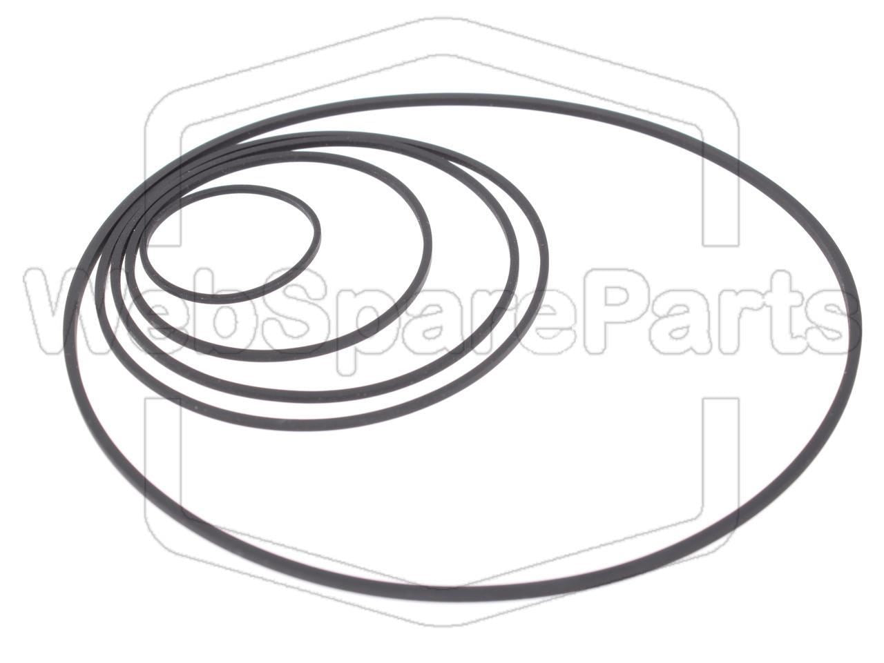 Riemen-Set Für Cassettendeck-KassettenDeck Harman Kardon HK-2000