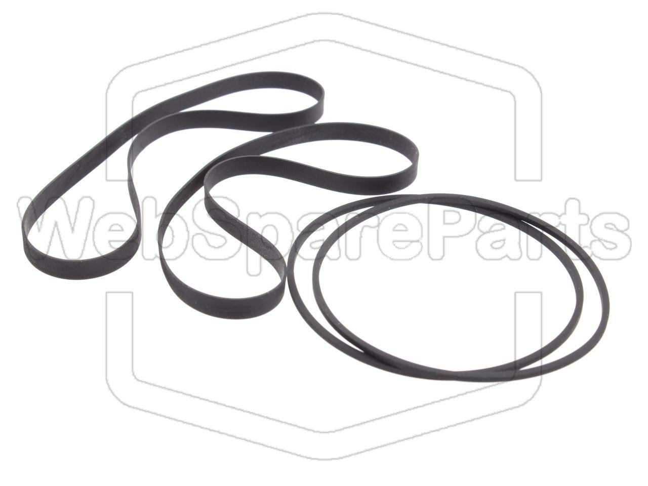 Riemen-Set für Doppel-Kassettendeck Aiwa FX-W909