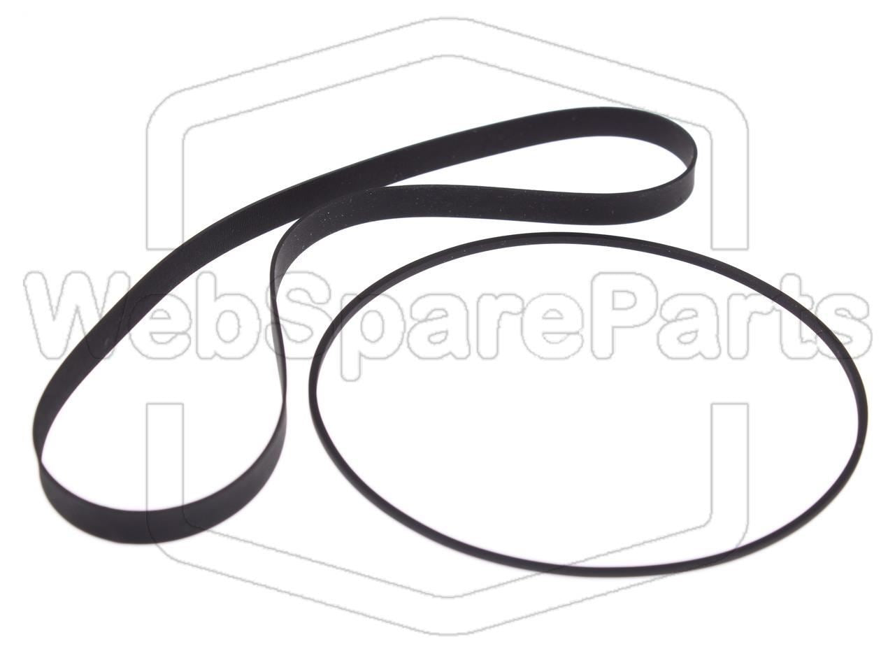 Riemen-Set Für Cassettendeck-KassettenDeck JVC TD-R272 BK