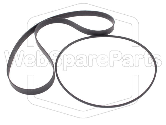 Riemen-Set Für Cassettendeck-KassettenDeck Nikko ND-1000