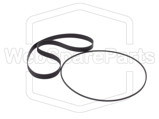 Riemen-Set Für Cassettendeck-KassettenDeck Akai GX-C570D