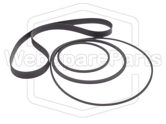 Riemen-Set Für Cassettendeck-KassettenDeck Pioneer CT-606