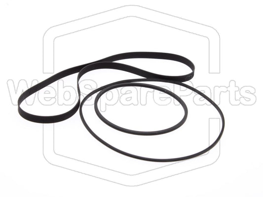 Riemen-Set Für Cassettendeck-KassettenDeck Akai CS-703D