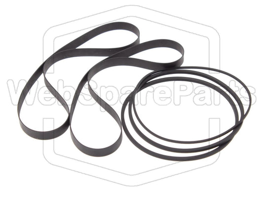 Riemen-Set Für Cassettendeck-KassettenDeck JVC PC-W333