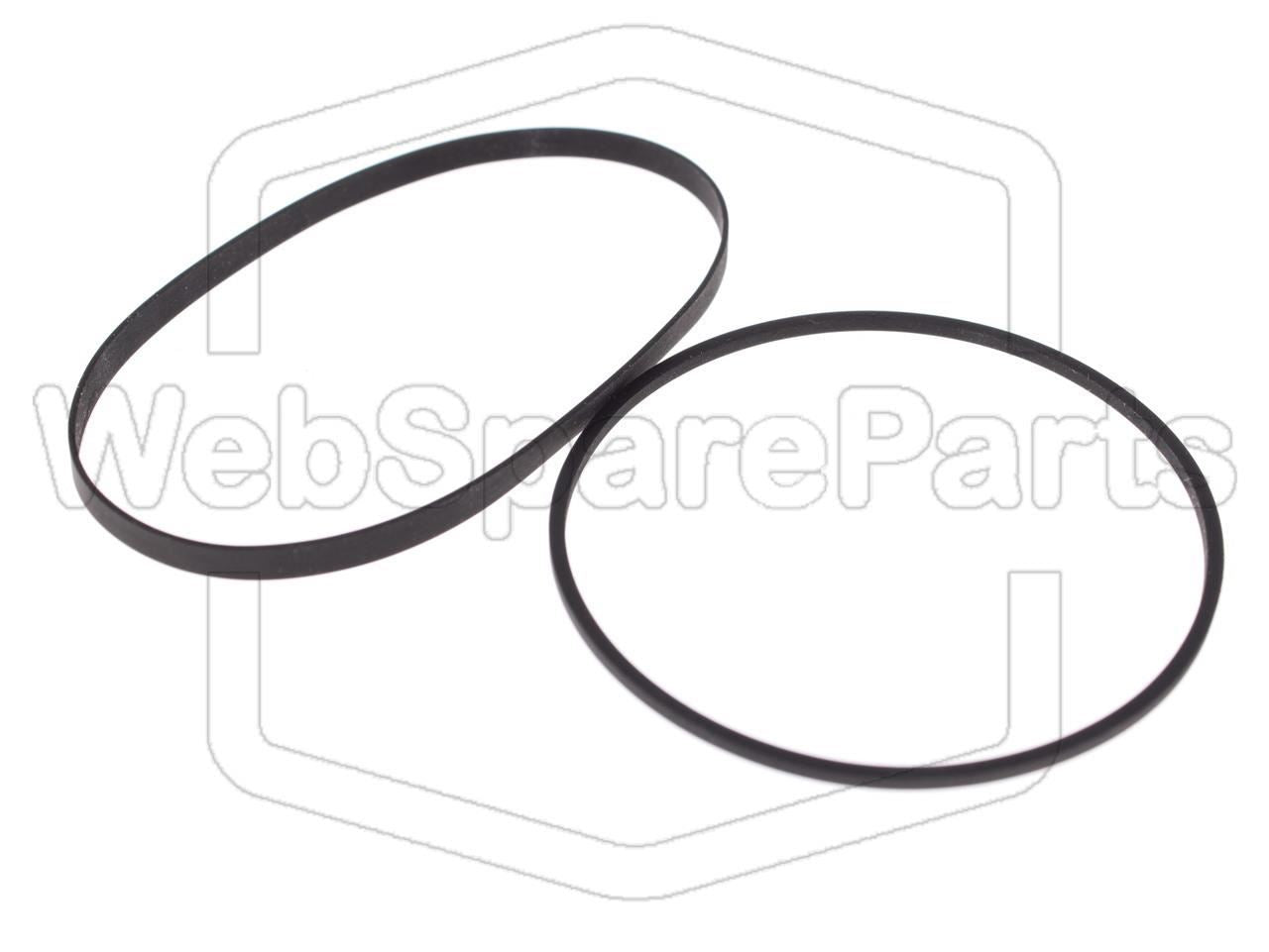 Riemen-Set Für Cassettendeck-KassettenDeck Panasonic RX-DS19