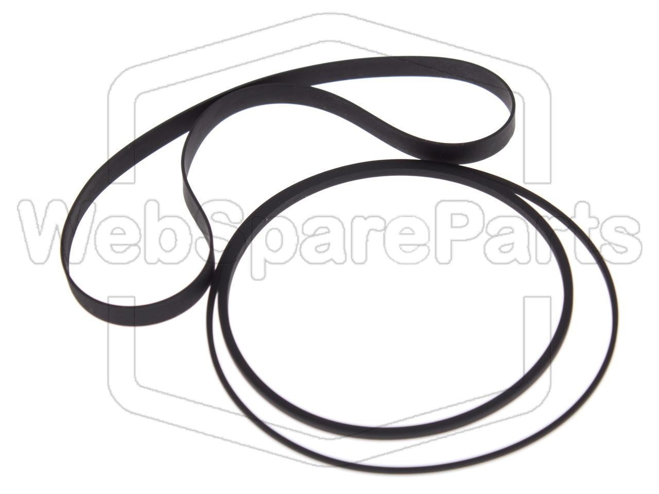 Riemen-Set Für Cassettendeck-KassettenDeck Panasonic RS-370