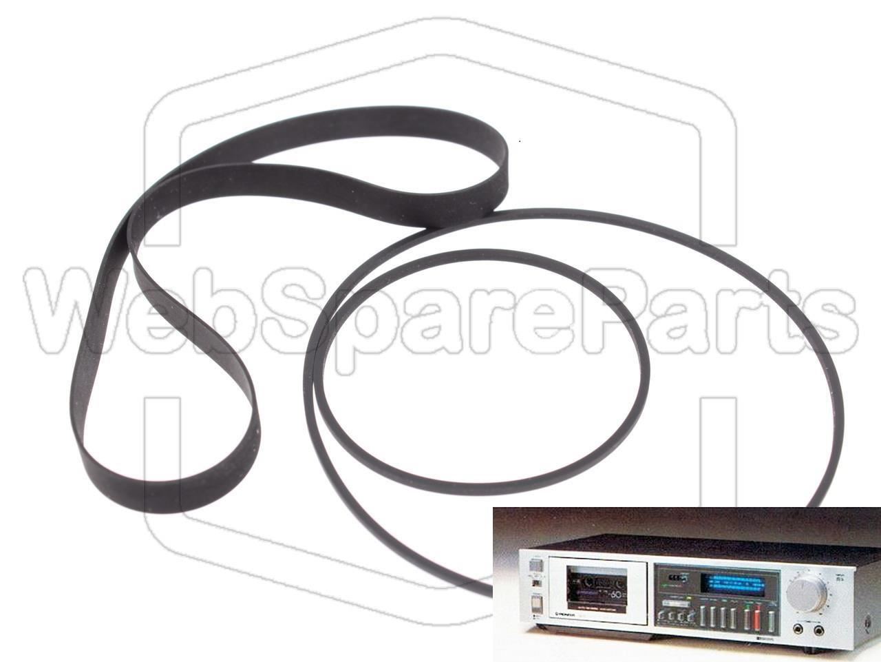 Riemen-Set Für Cassettendeck-KassettenDeck Pioneer CT-720