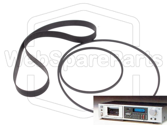 Riemen-Set Für Cassettendeck-KassettenDeck Pioneer CT-720