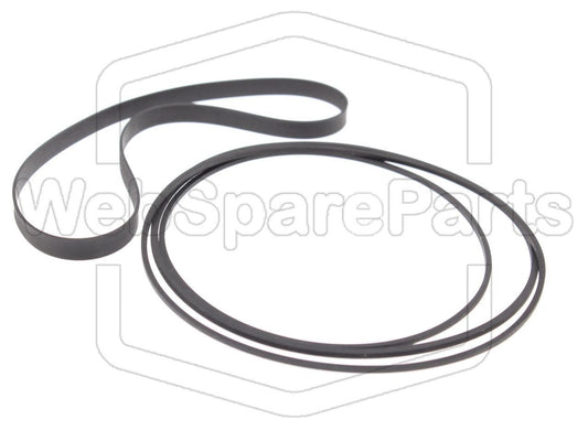 Riemen-Set Für Cassettendeck-KassettenDeck Akai CS-707D