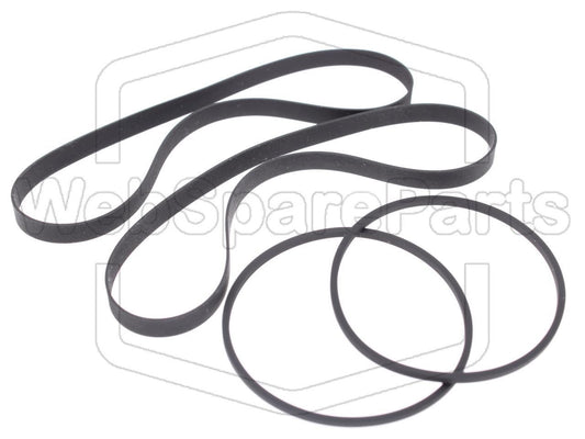 Riemen-Set Für Cassettendeck-KassettenDeck Akai AX-M400