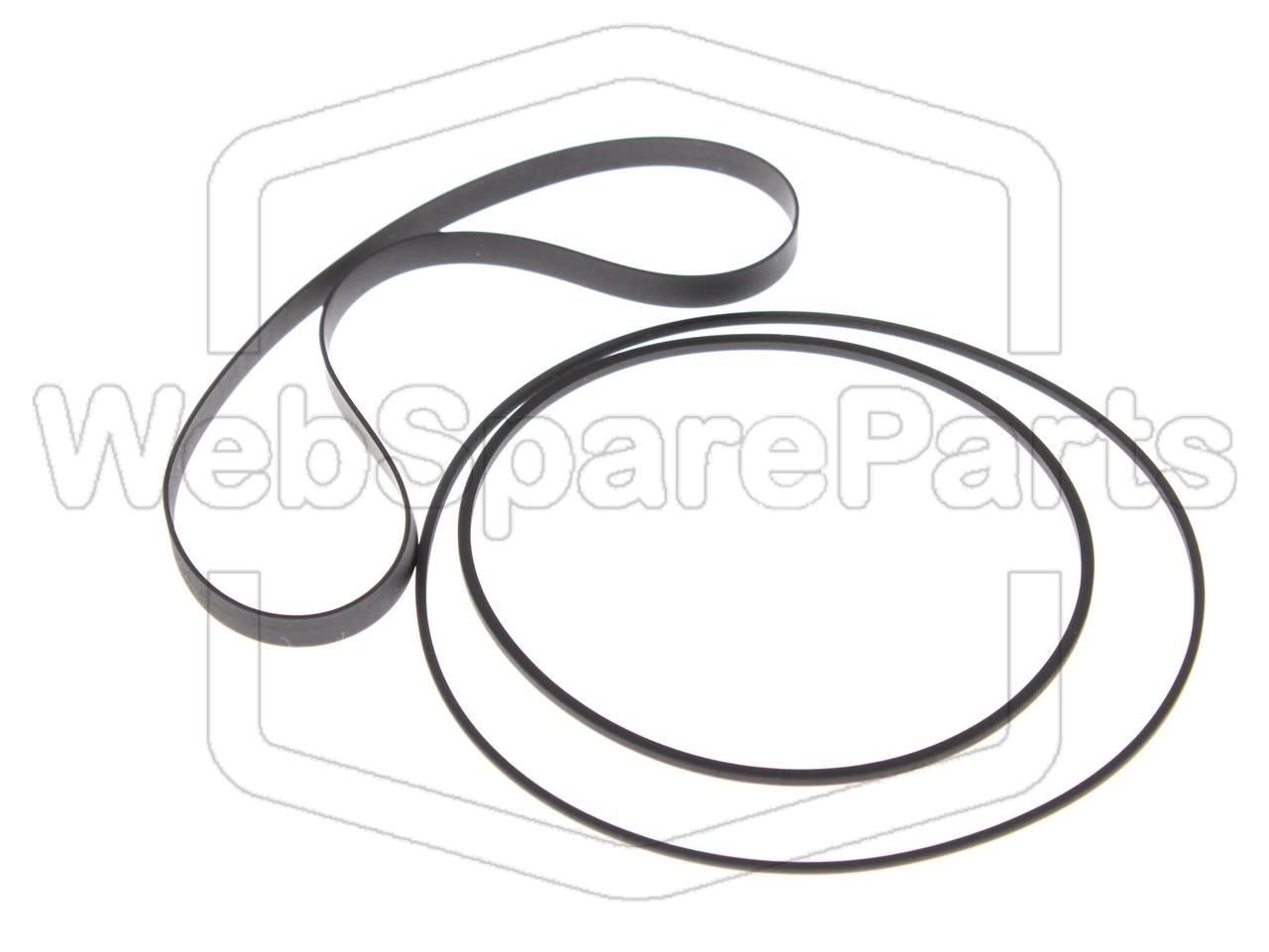 Riemen-Set für Stereo-Kassettendeck Sharp RT-15H
