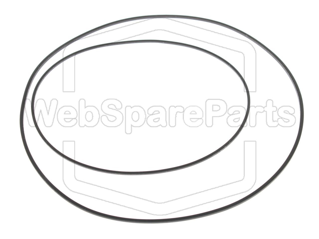 Riemen-Set für Philips 22AR774 Radiorekorder