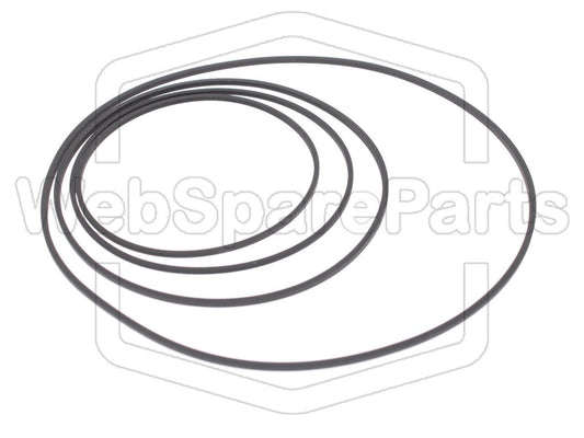 Riemen-Set Für Cassettendeck-KassettenDeck Marantz PMD-220