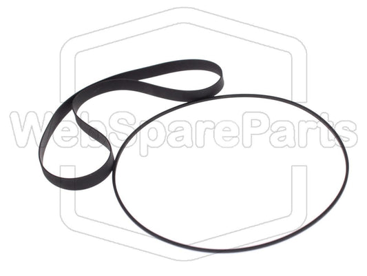 Riemen-Set Für Cassettendeck-KassettenDeck Akai GX-F60R