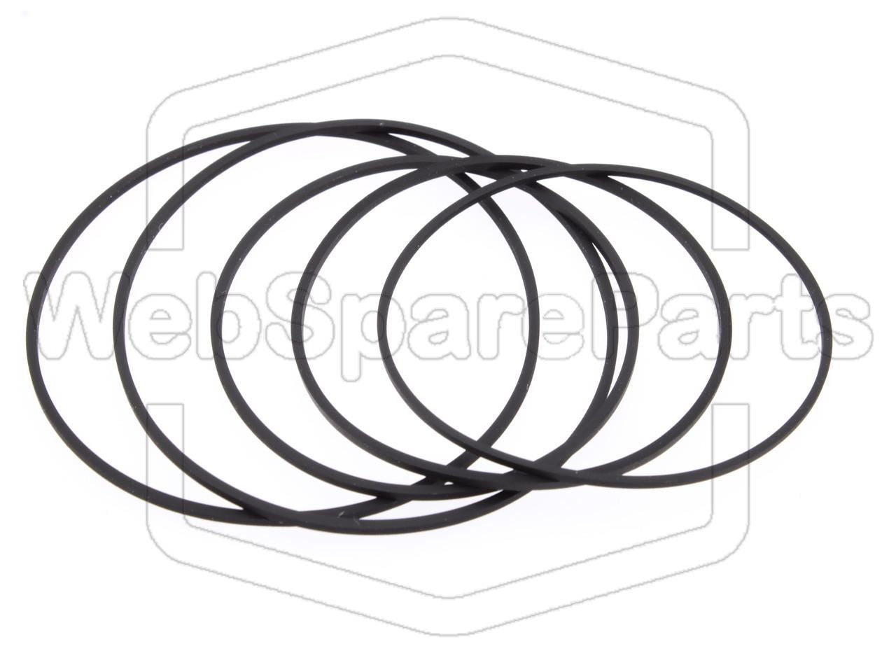 Riemen-Set Für Cassettendeck-KassettenDeck Sony TC-W310