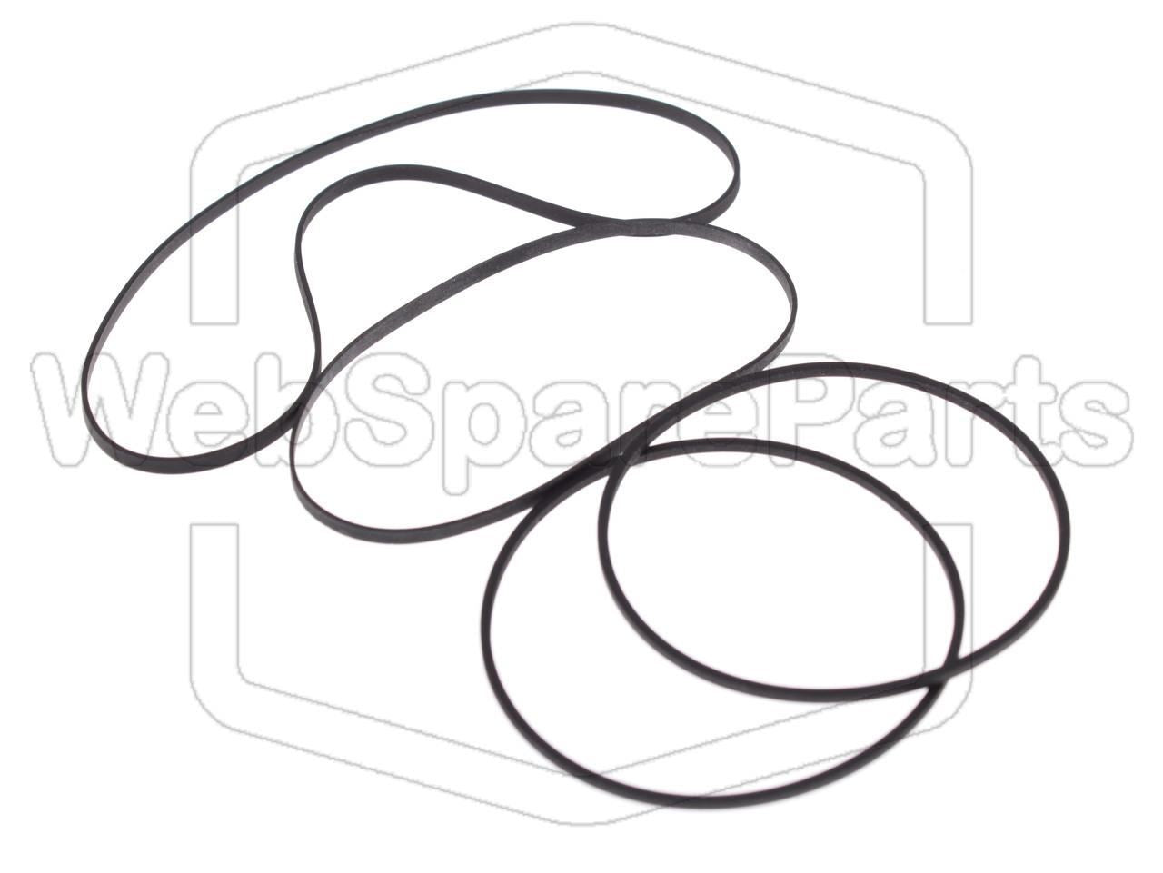 Riemen-Set Für Cassettendeck-KassettenDeck Panasonic SA-DH30