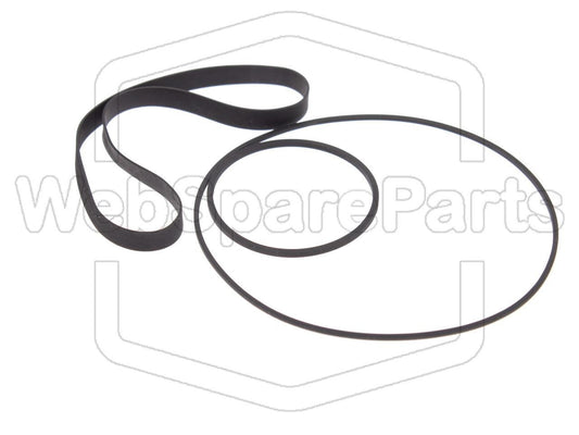 Riemen-Set Für Cassettendeck-KassettenDeck Pioneer CT-F6060