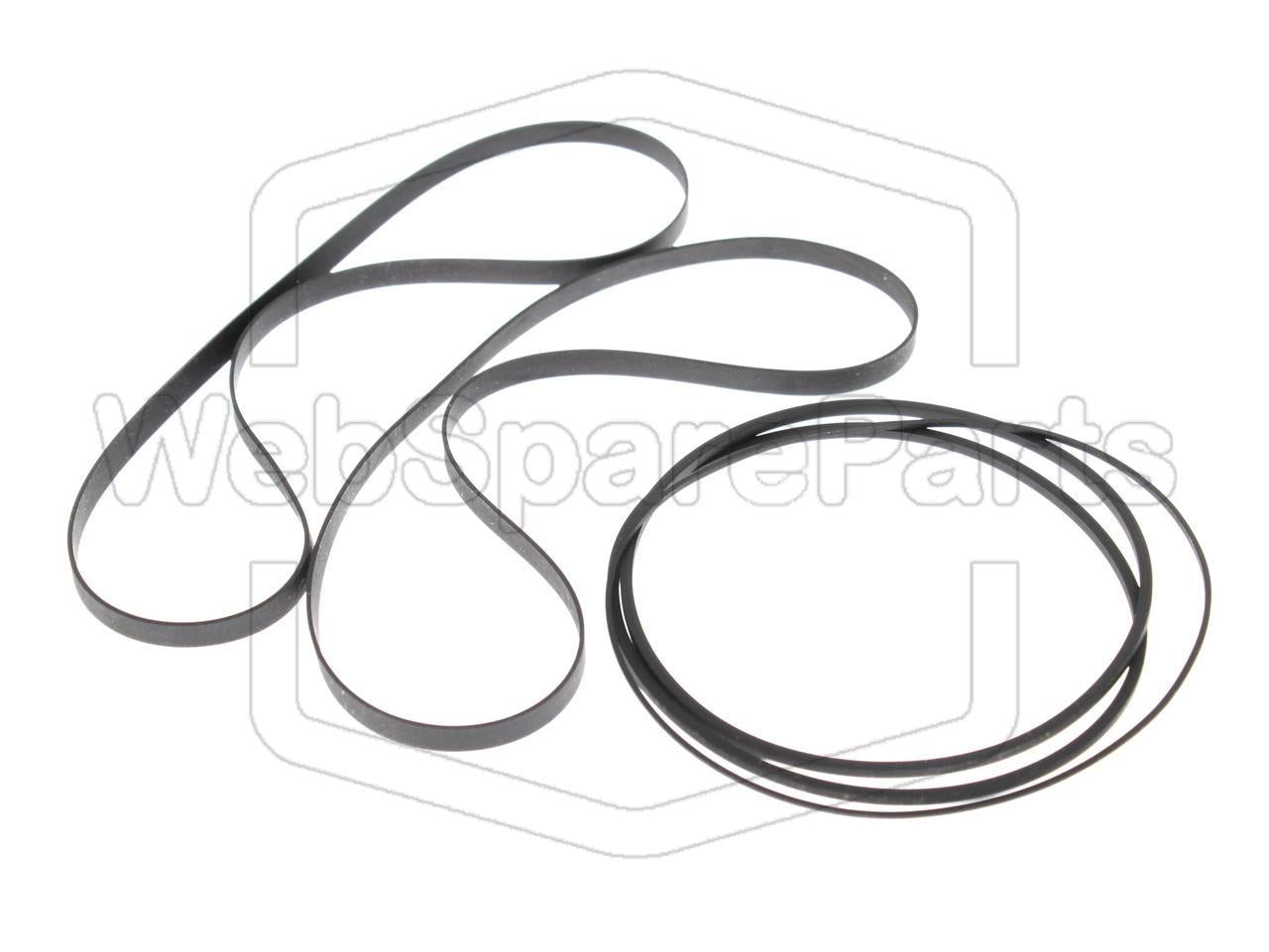 Riemen-Set für Pioneer CT-1270WR Doppel-Kassettendeck