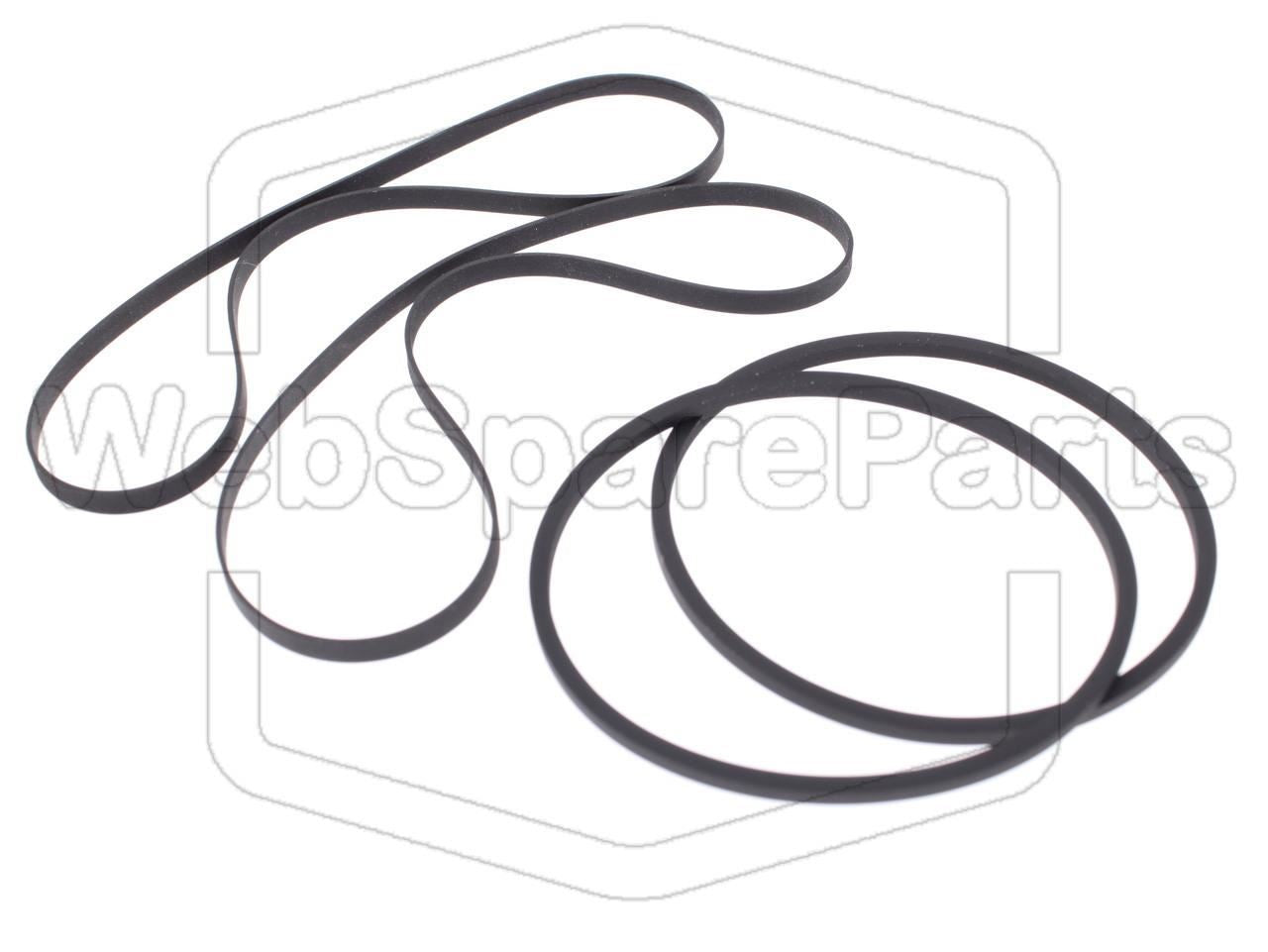 Riemen-Set für Doppel-Kassettendeck Kenwood RX-D500