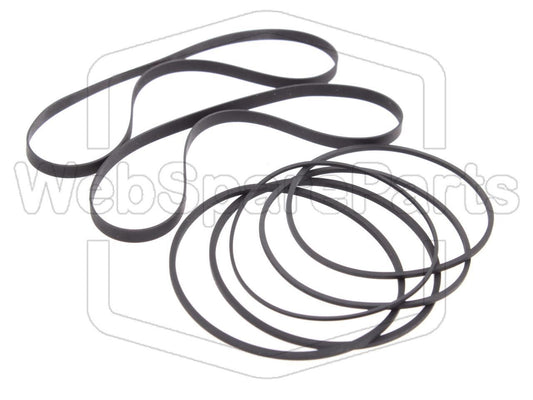 Riemen-Set Für Cassettendeck-KassettenDeck Akai HX-A300W