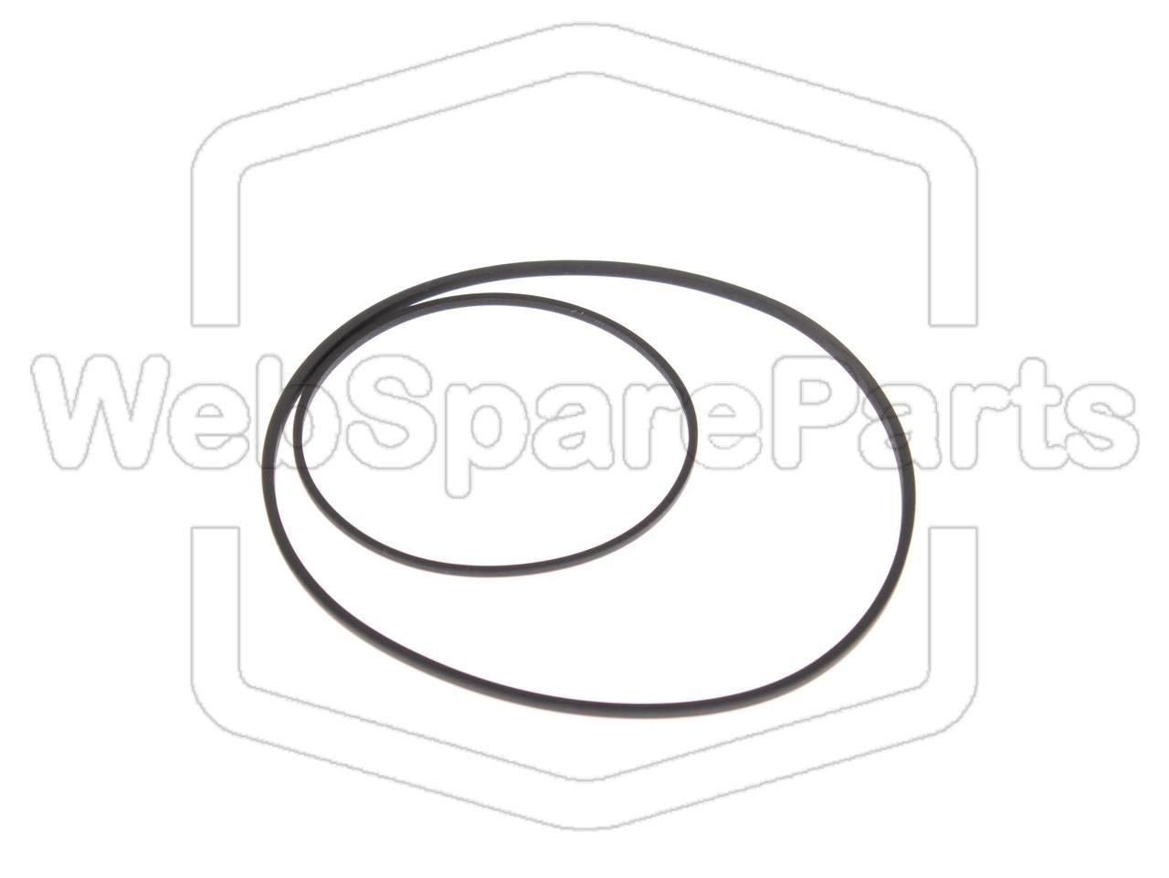 Riemen-Set für Philips AC552 22AC552 Kassetten-Autoradio