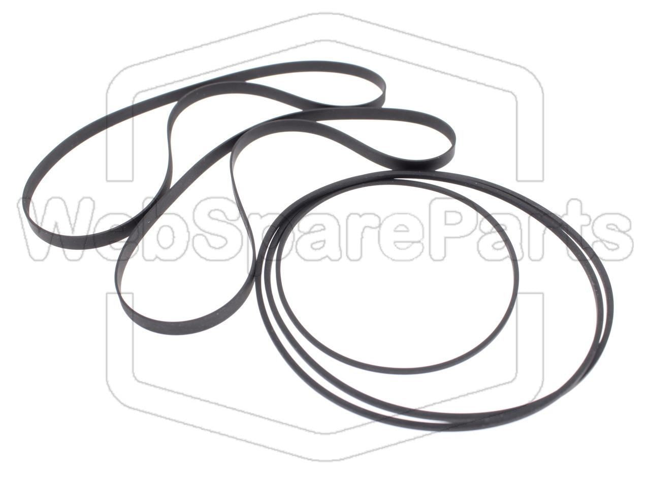 Riemen-Set Für Cassettendeck-KassettenDeck Aiwa AD-WX110