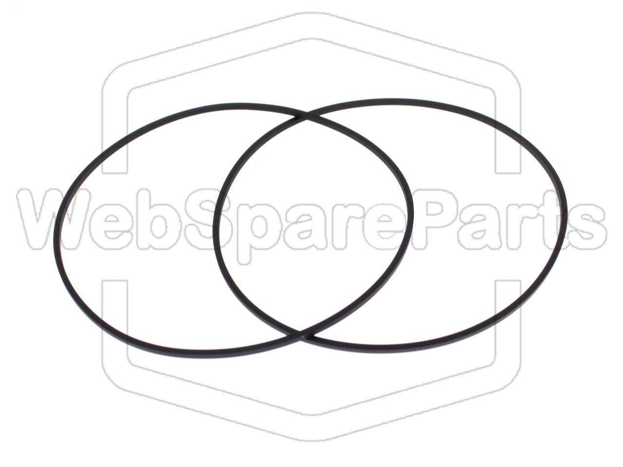 Riemen-Set Für Cassettendeck-KassettenDeck Sony PMC-107L