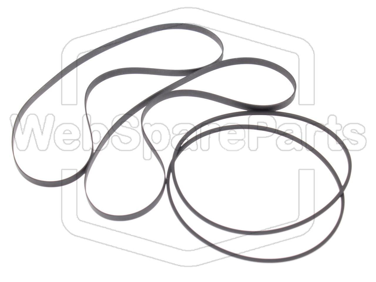 Riemen-Set für Doppel-Kassettendeck Aiwa FX-W150