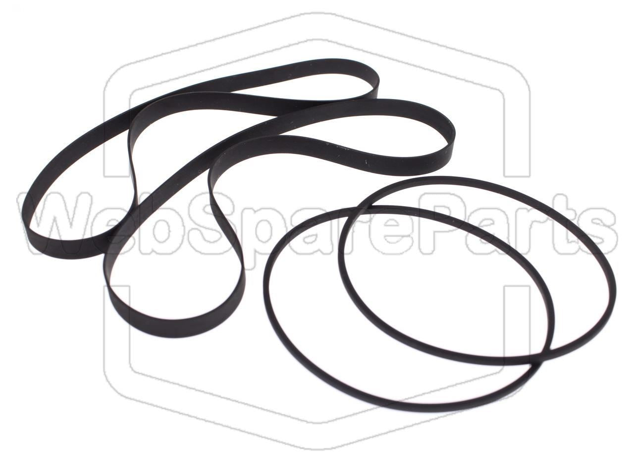 Riemen-Set Für Cassettendeck-KassettenDeck Aiwa AD-WX929