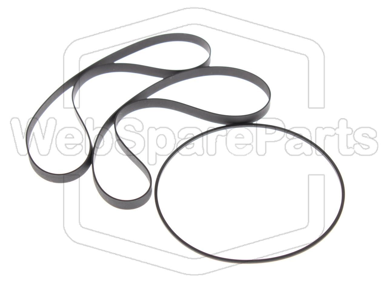 Riemen-Set für Doppel-Kassettendeck Sony TC-V77WR