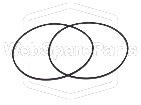 Riemen-Set Für Cassettendeck-KassettenDeck JVC CA-D452TR