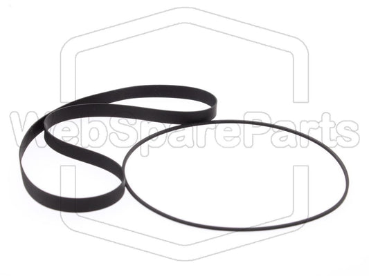 Riemen-Set Für Cassettendeck-KassettenDeck Akai GX-C750D