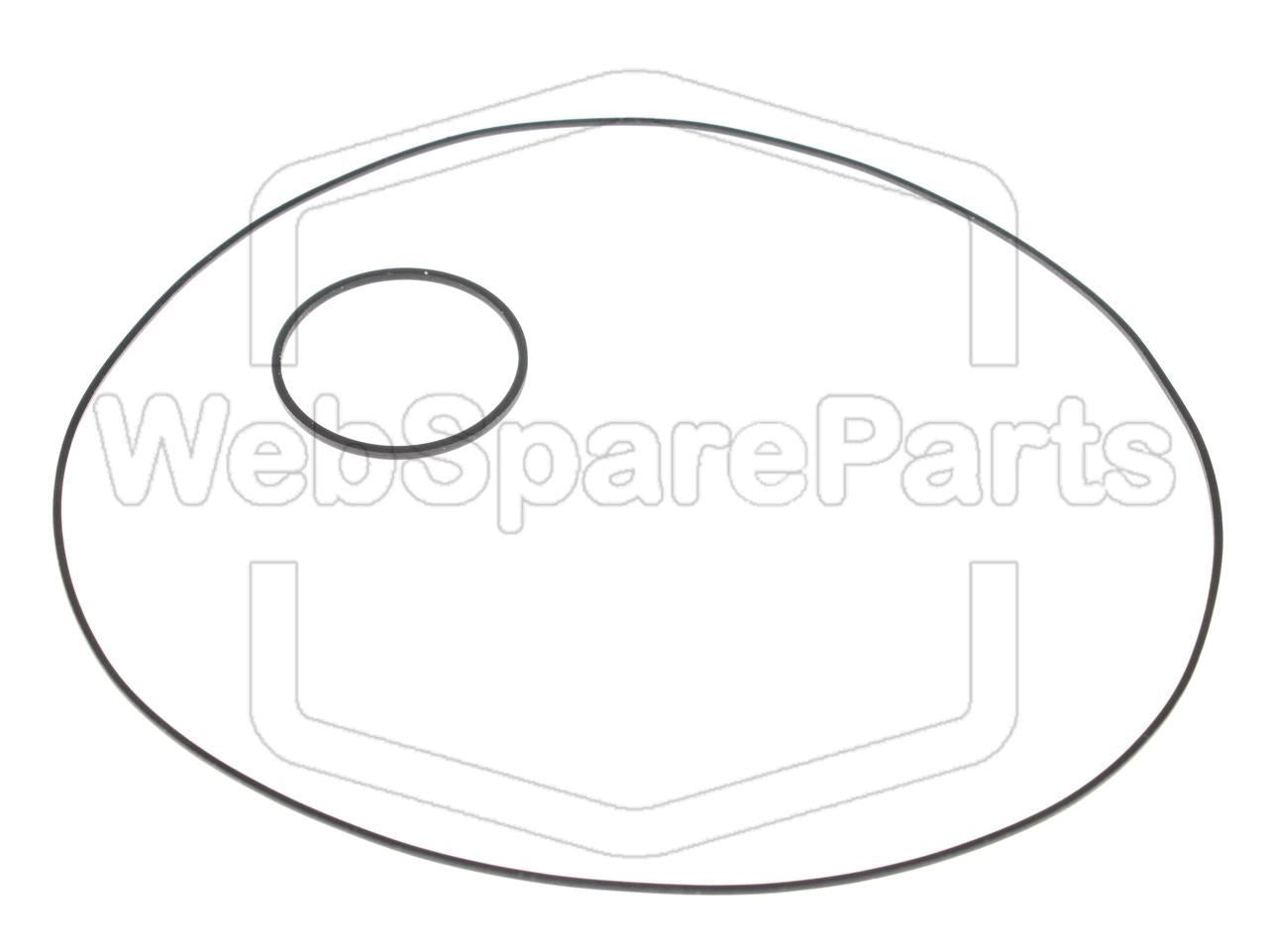 Riemen-Set für Sony XR-C2300 R Kassetten-Autoradio
