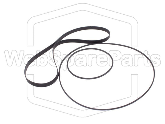 Riemen-Set Für Cassettendeck-KassettenDeck Akai GX-F80