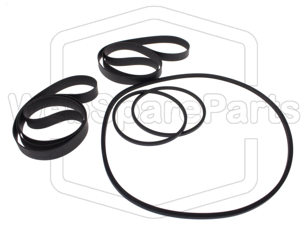 Riemenset für Videorekorder Palladium 837/962 Betamax