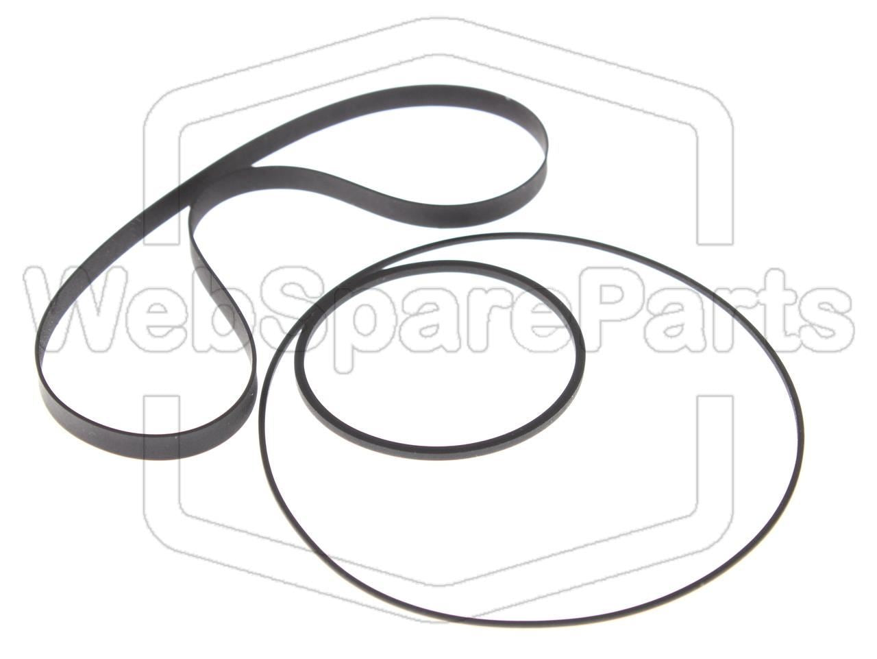 Riemen-Set für Stereo-Kassettendeck Sony TC-FX3030