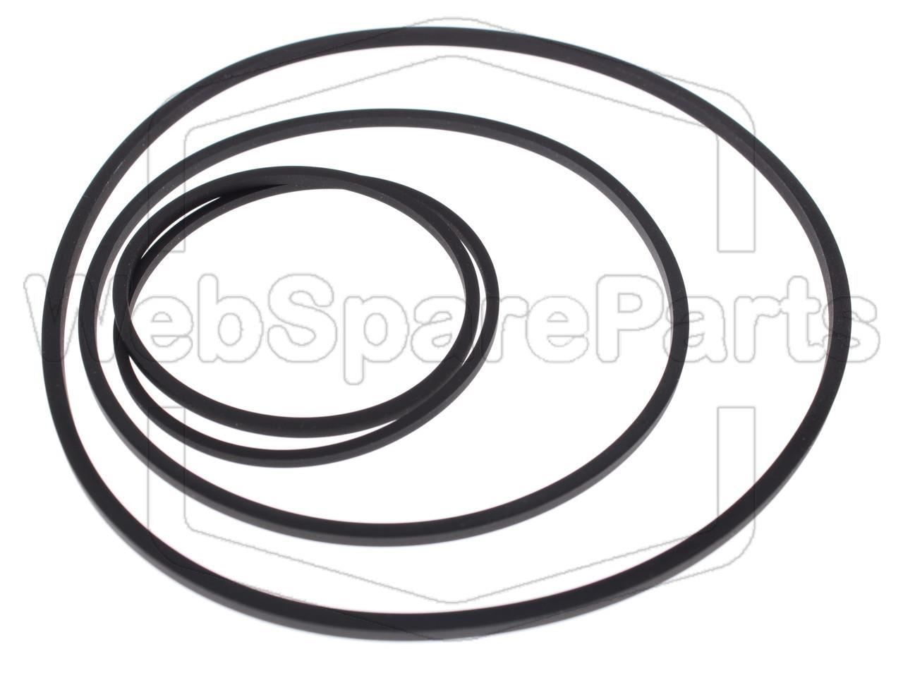 Riemenset für Videorekorder Sanyo VHR-2500 G/EX