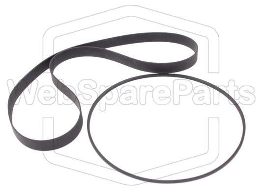 Riemen-Set Für Cassettendeck-KassettenDeck Akai CS-F33R