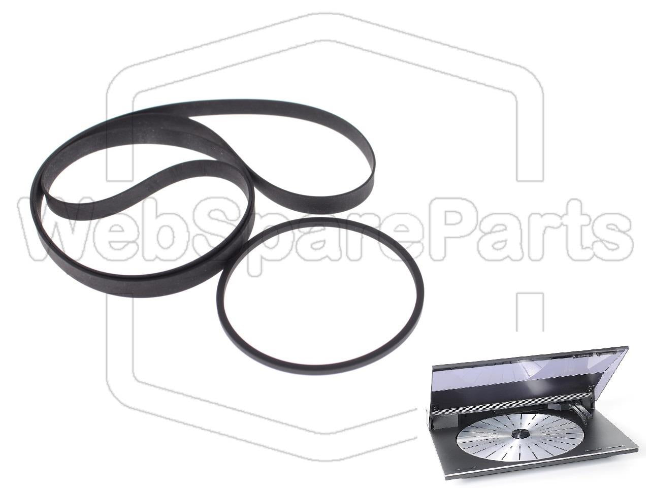Riemenset für Plattenspieler Bang & Olufsen Beogram 3000 Type 5904