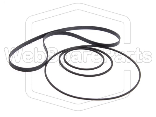 Riemen-Set Für Cassettendeck-KassettenDeck Panasonic-Technics RS-635