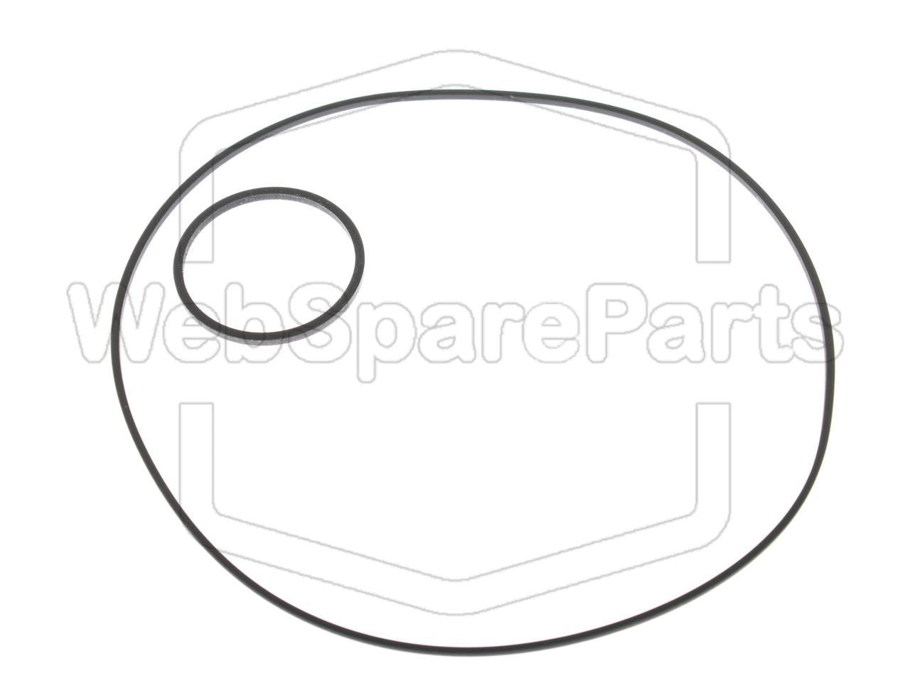 Riemen-Set für Philips DC520 79DC520 Kassetten-Autoradio