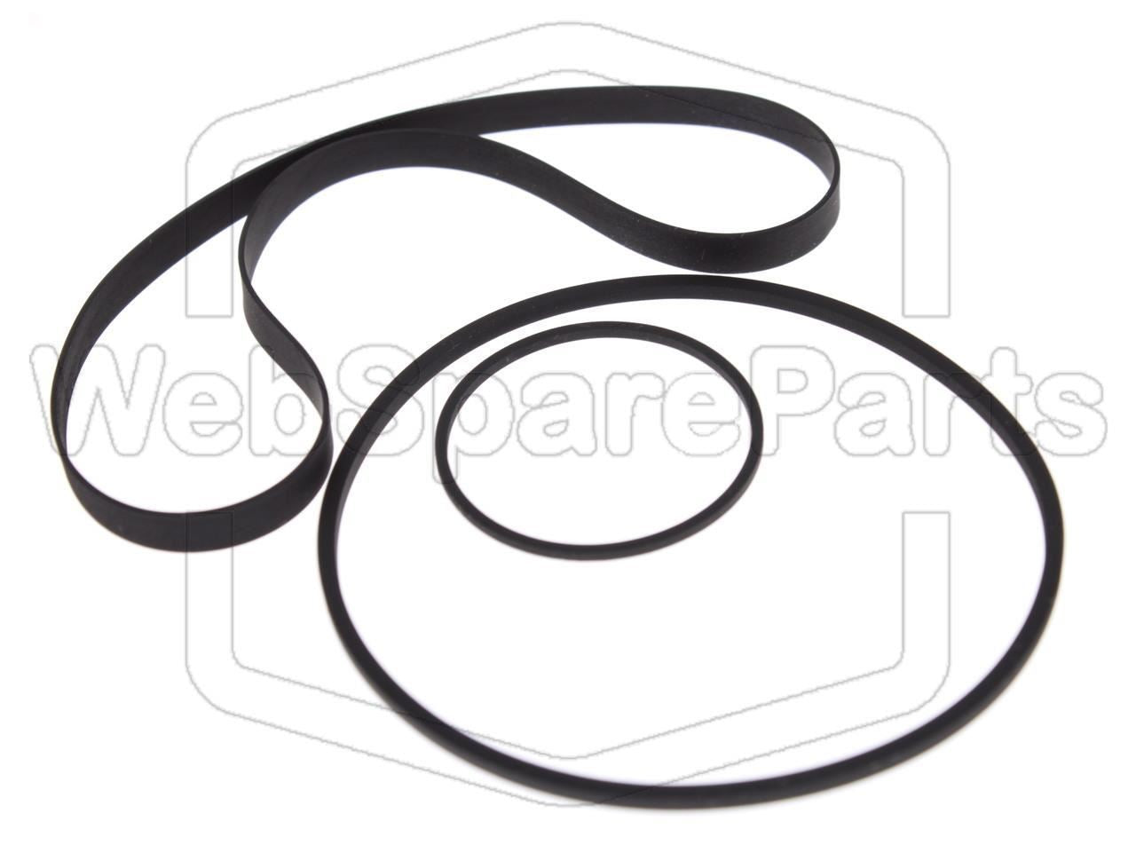Riemenset für Kassettendeck Bang & Olufsen Beocord 6500– Version 2