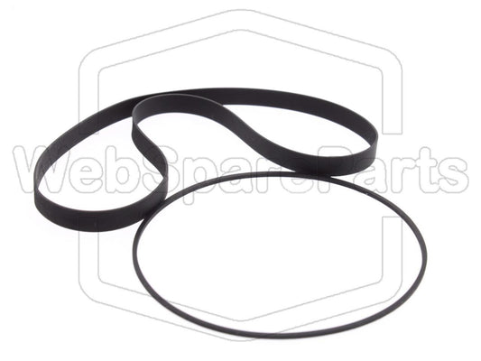 Riemen-Set Für Cassettendeck-KassettenDeck Akai CS-F36R