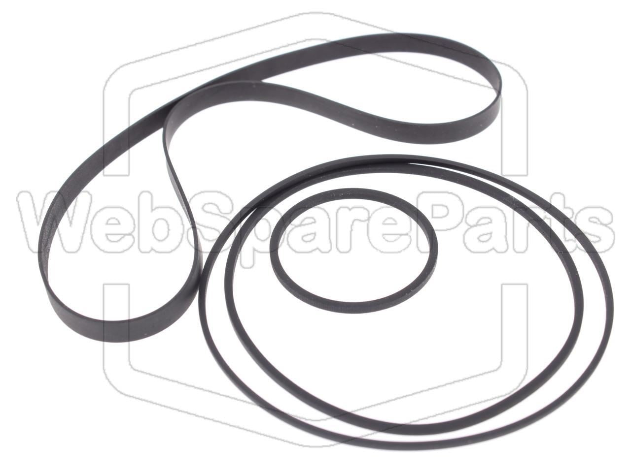 Riemen-Set Für Cassettendeck-KassettenDeck Pioneer CT-305