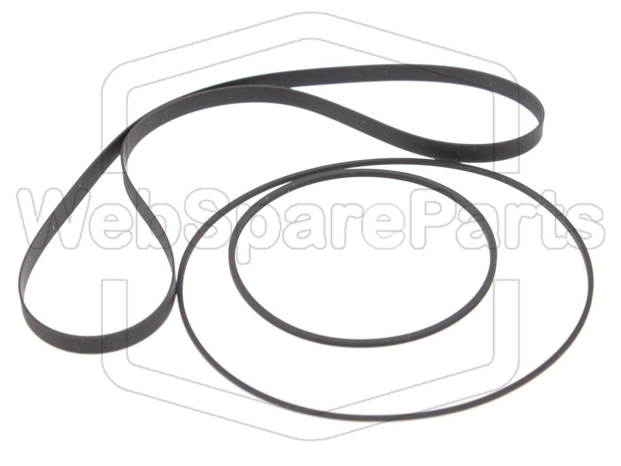 Riemen-Set Für Cassettendeck-KassettenDeck Akai CS-M3