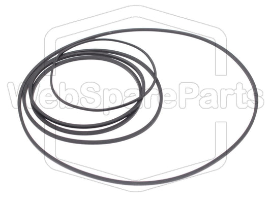 Riemen-Set Für Cassettendeck-KassettenDeck Philips D-8068