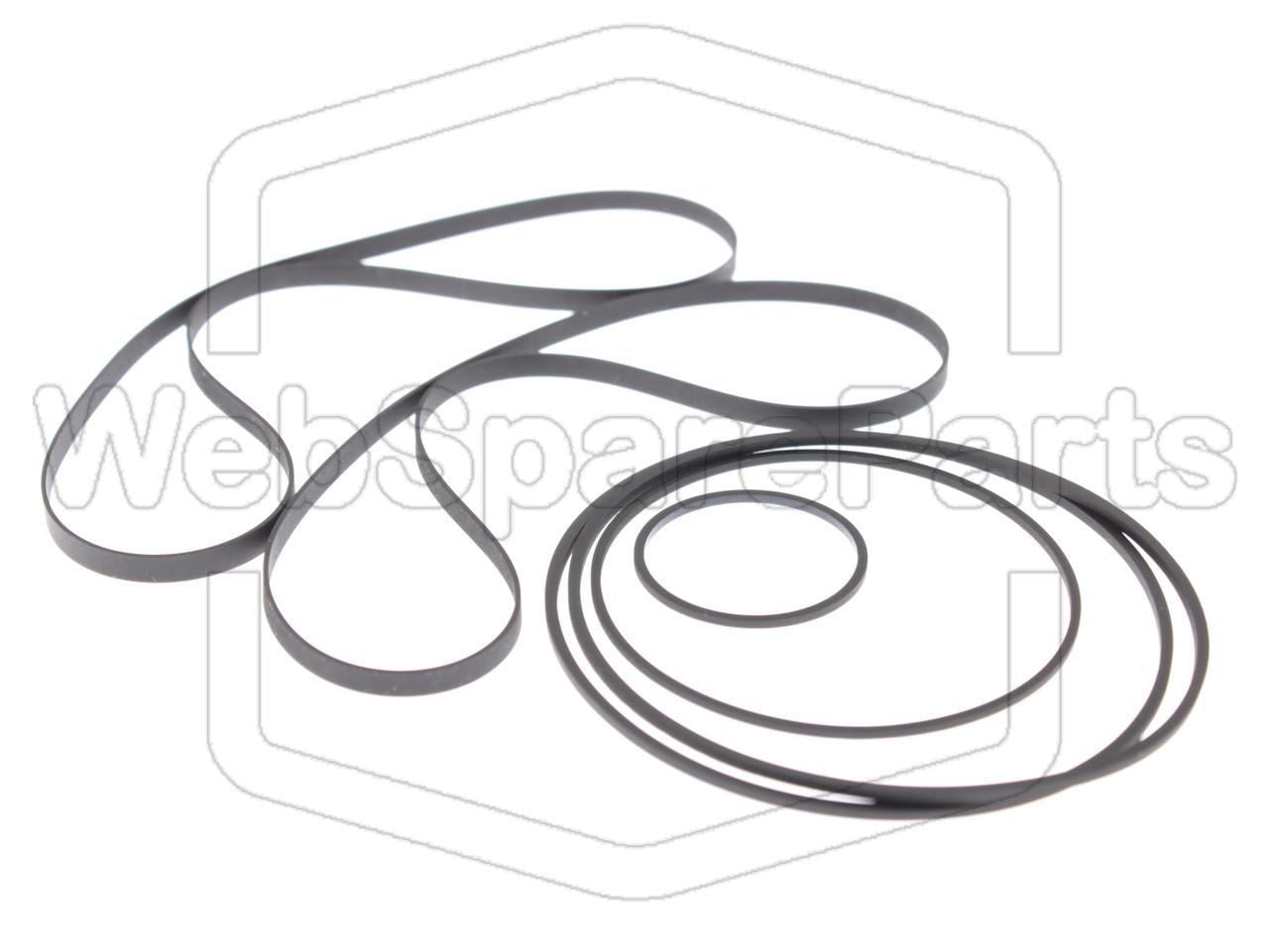 Riemen-Set Für Cassettendeck-KassettenDeck Aiwa FX-W60
