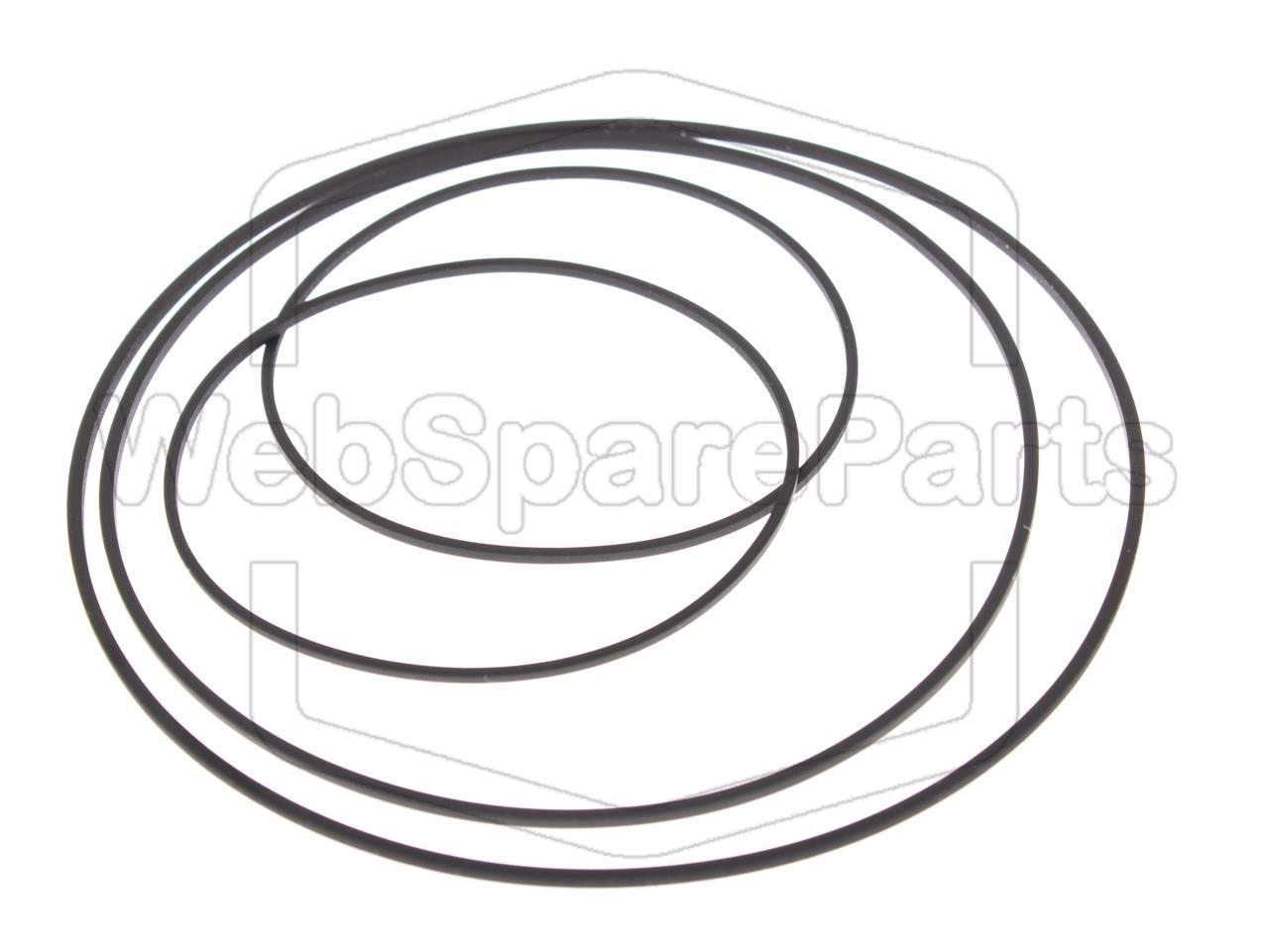 Riemen-Set für Pioneer XR-P460R Doppel-Kassettendeck